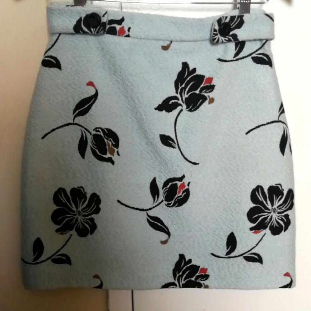 Zara Tweed Mini Skirt, US S